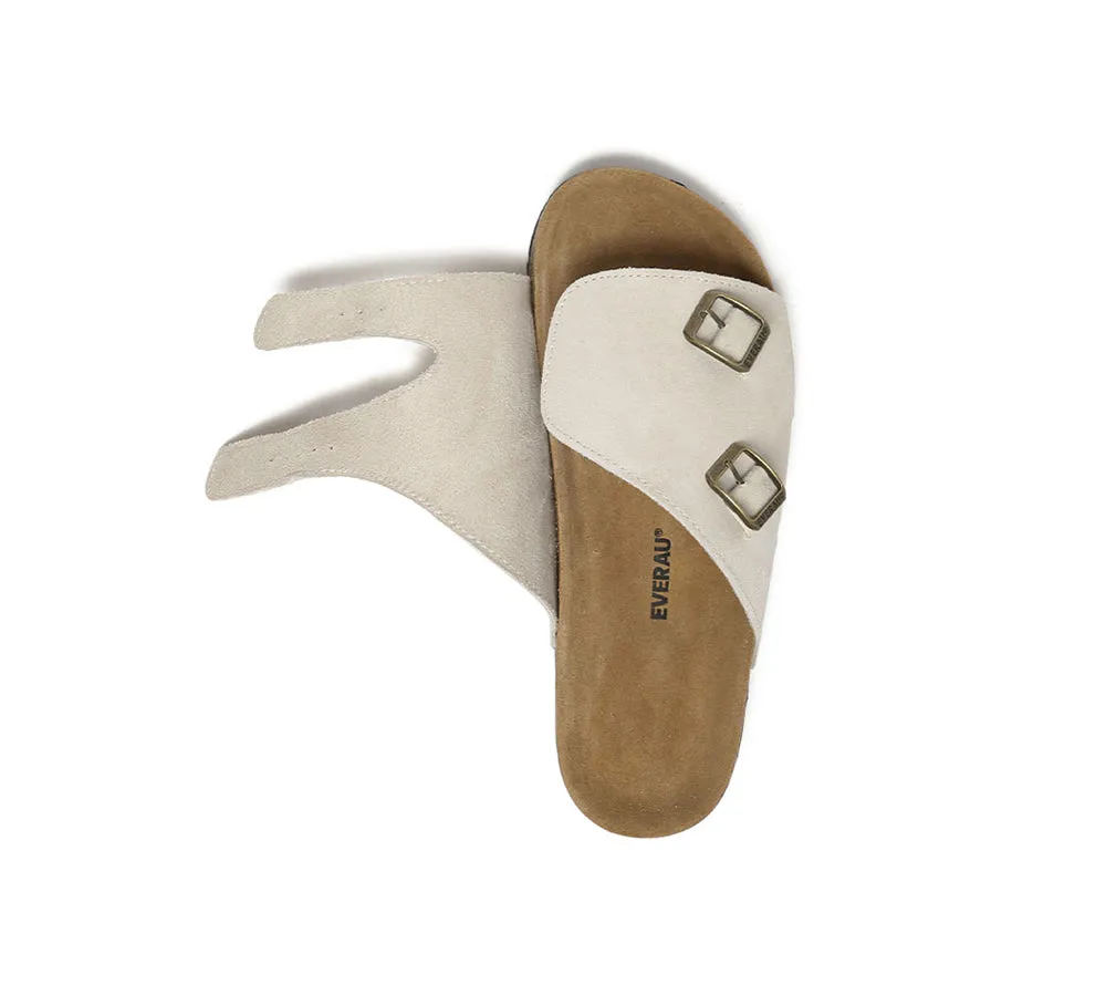EVERAU® Adjustable Strap Slip-on Summer Sandal Slides Alexis