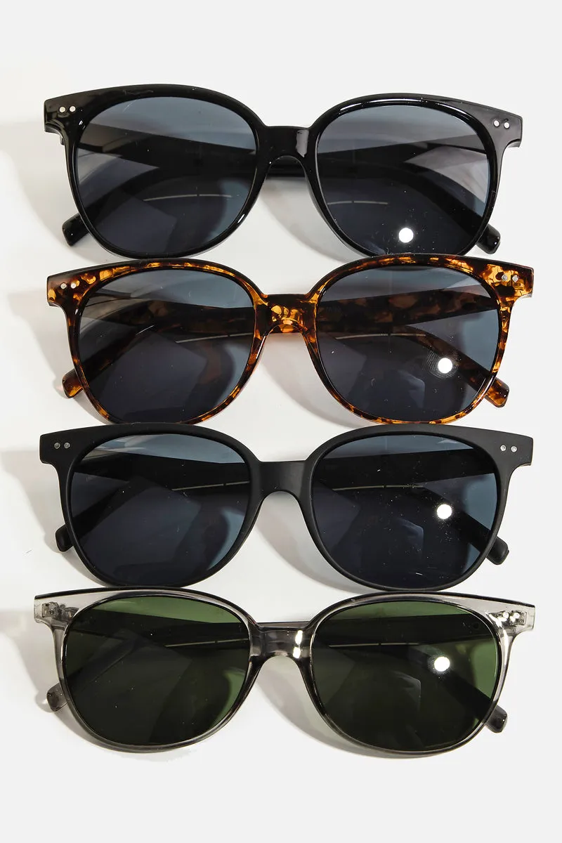 Everywhere I Go Wayfarer Sunglasses (Assorted)