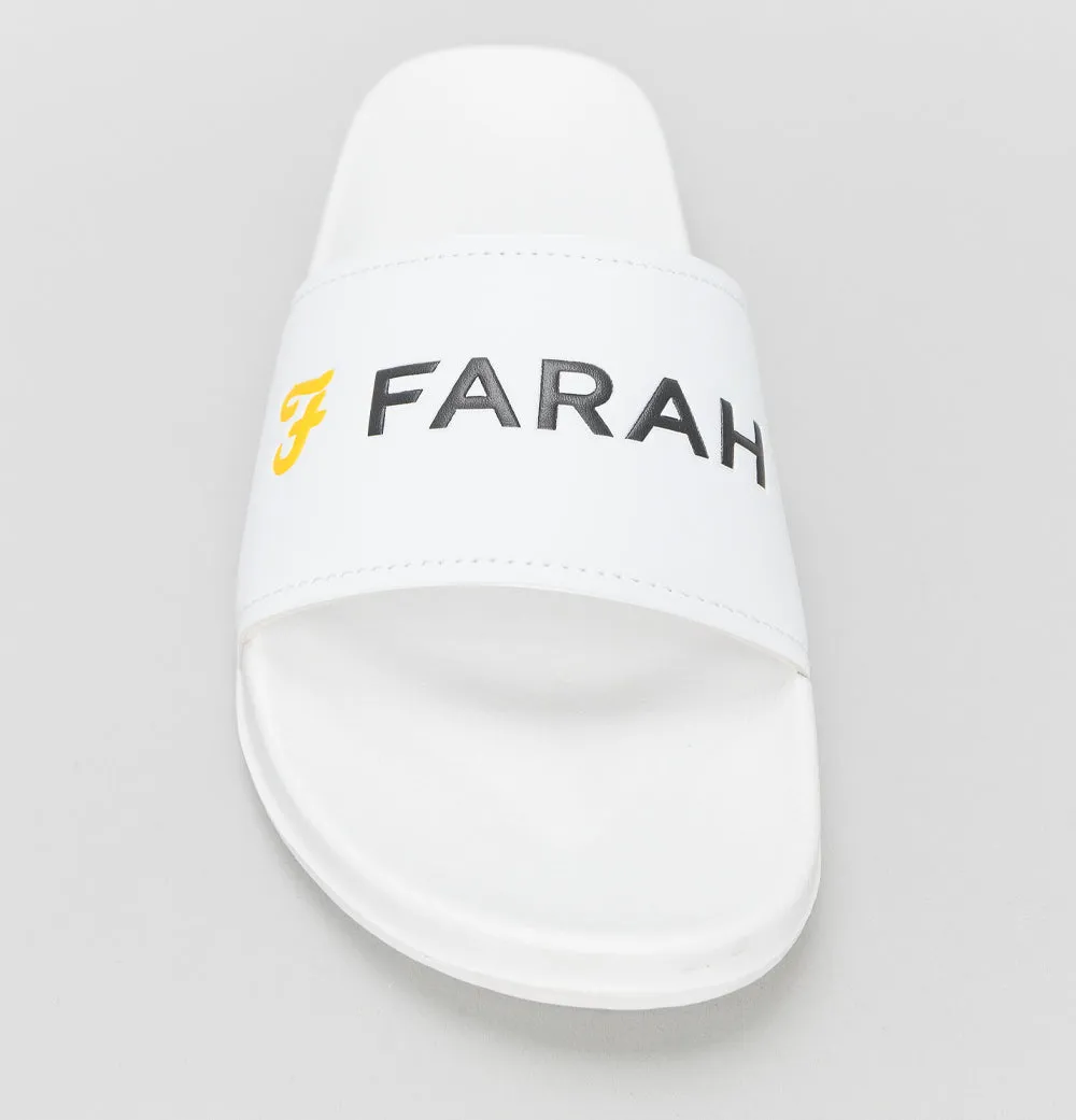 Farah Graford Slides White