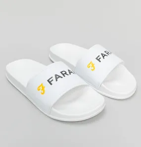 Farah Graford Slides White