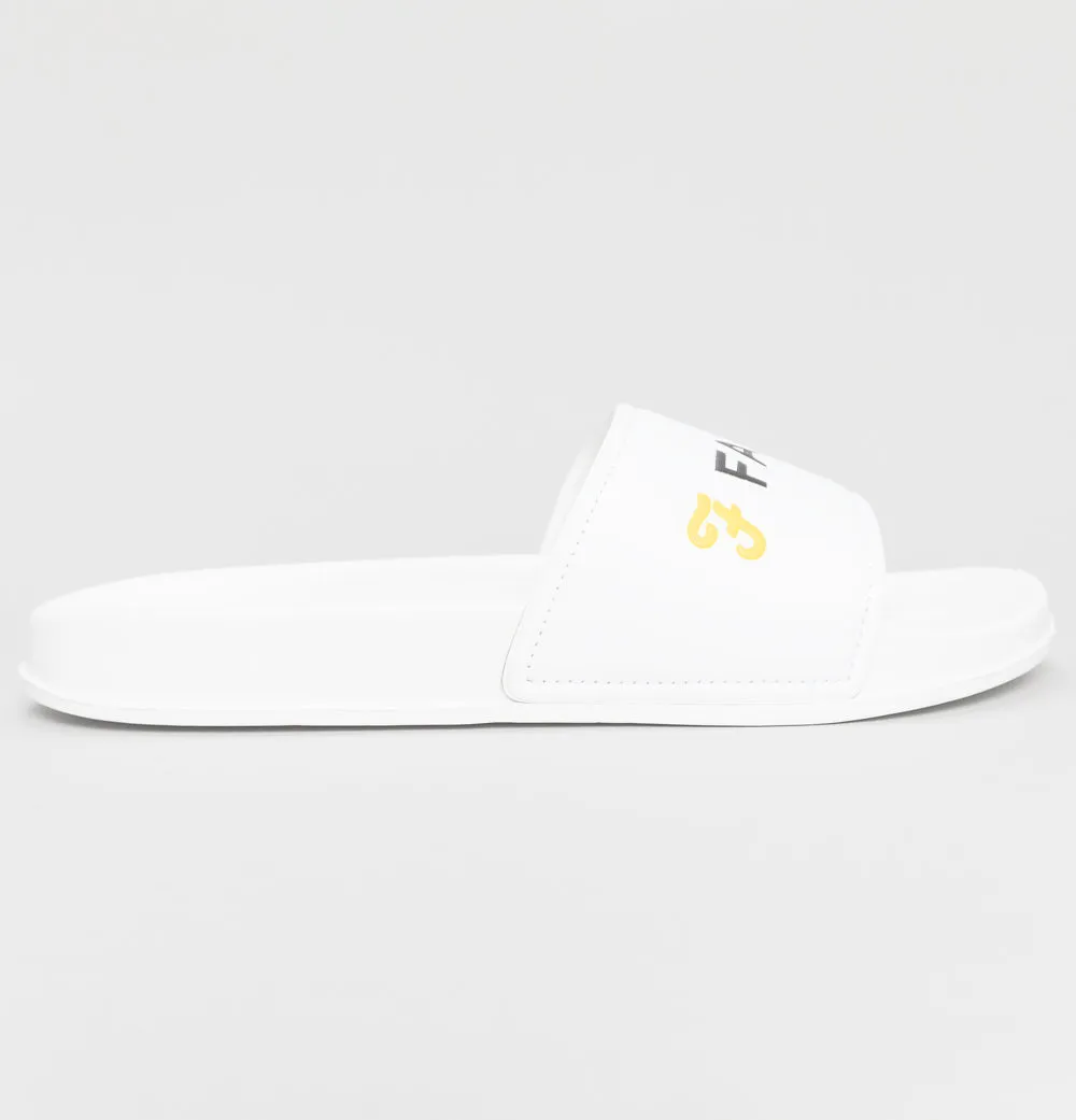 Farah Graford Slides White