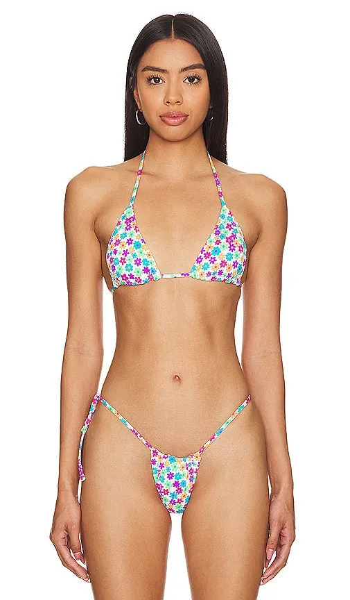 Frankies Bikinis Nick Top in White