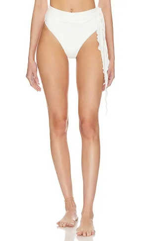 Frankies Bikinis x Pamela Anderson Gaia Bikini Bottom in White