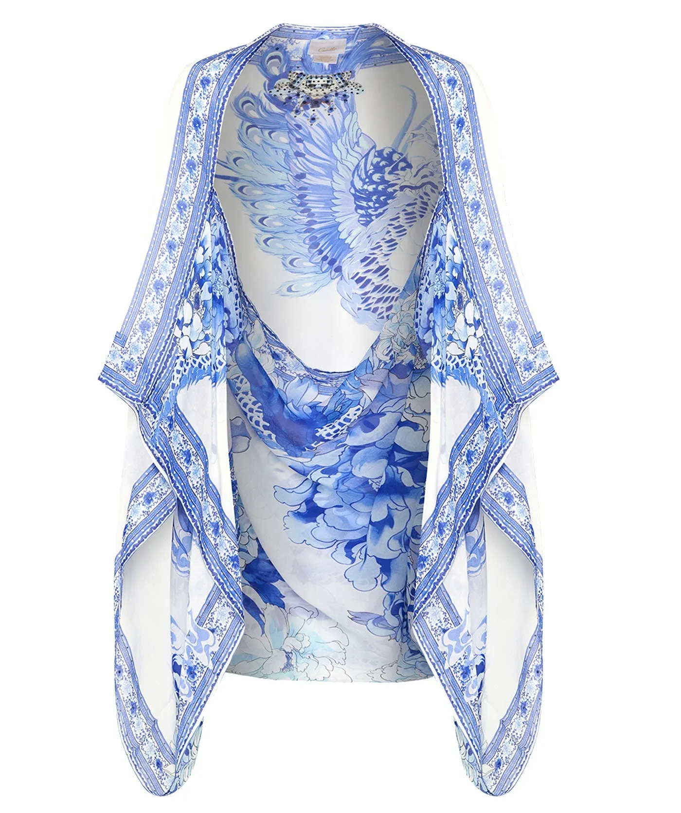 Heart Of A Dragon Silk Shrug