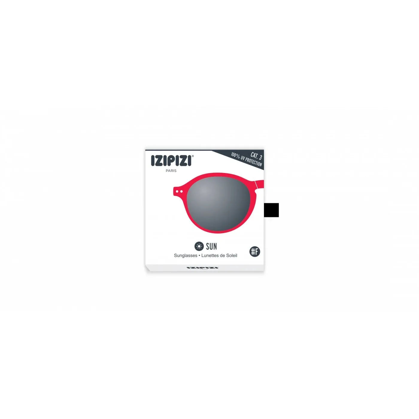 IZIPIZI #F SUN Red Folding Sunglasses