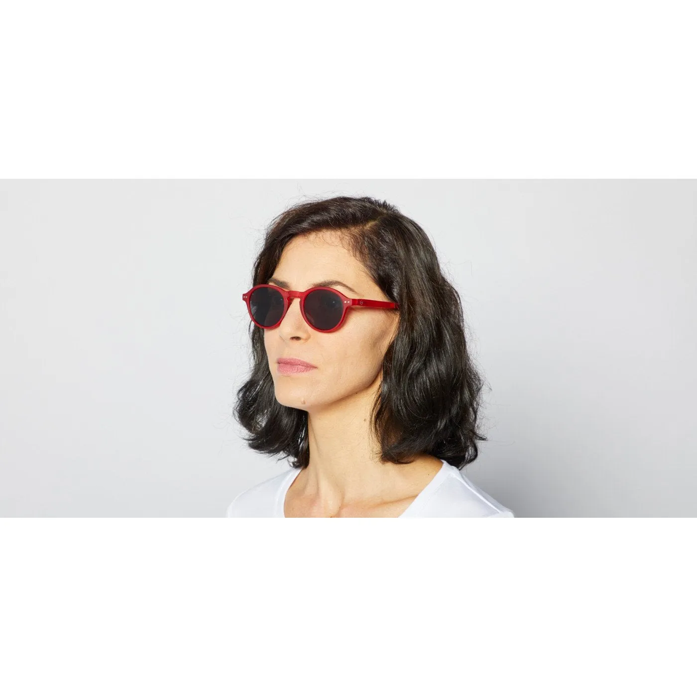 IZIPIZI #F SUN Red Folding Sunglasses