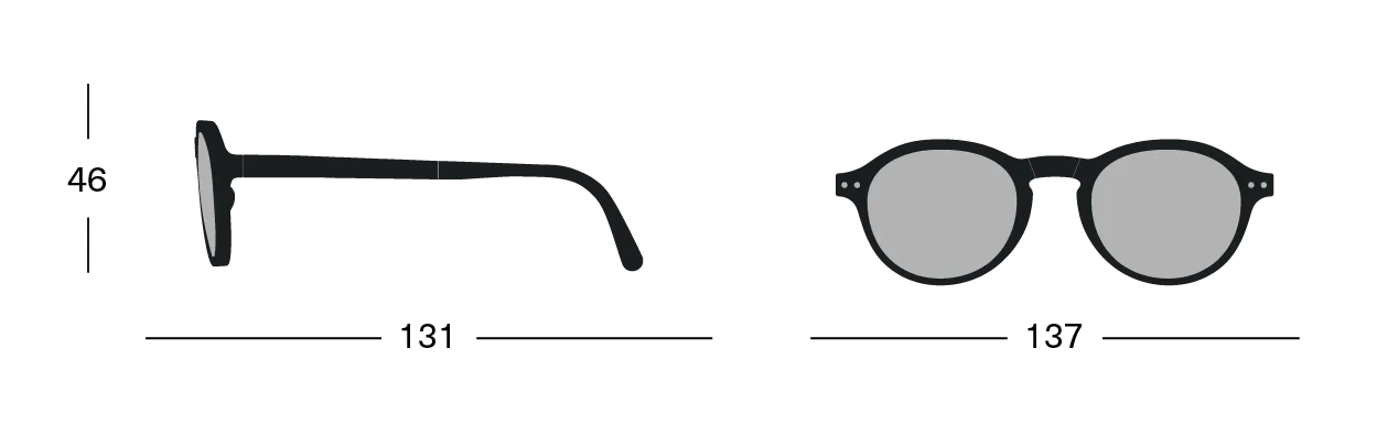 IZIPIZI #F SUN Tortoise Folding Sunglasses