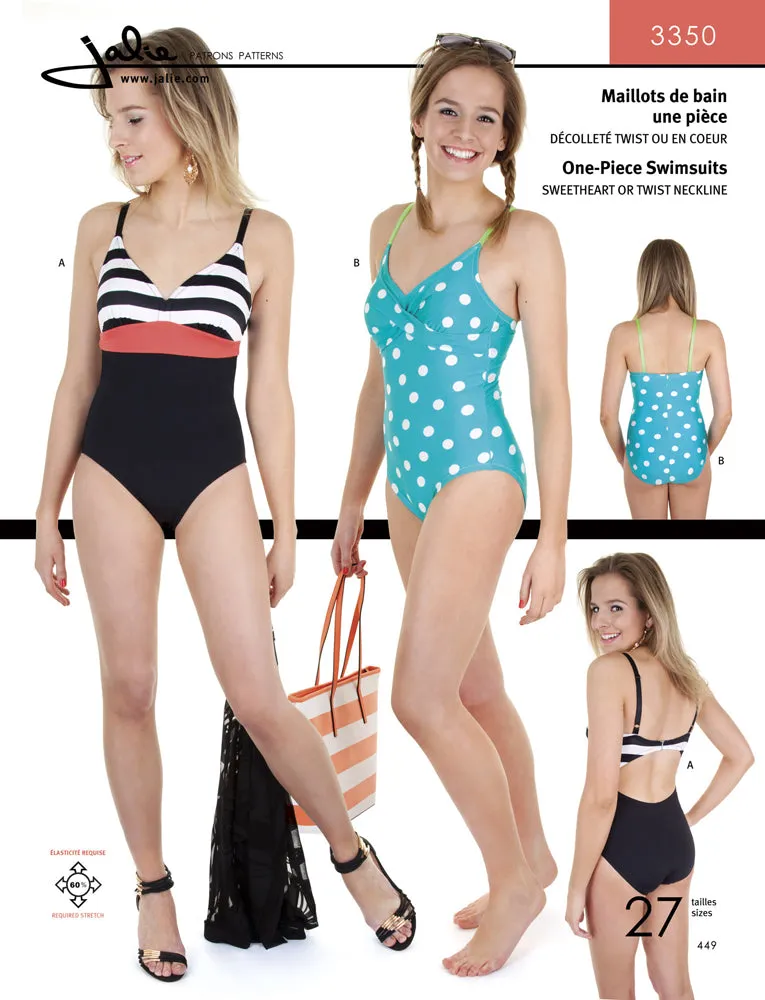 Jalie Pattern 3350 - One-piece swimsuits