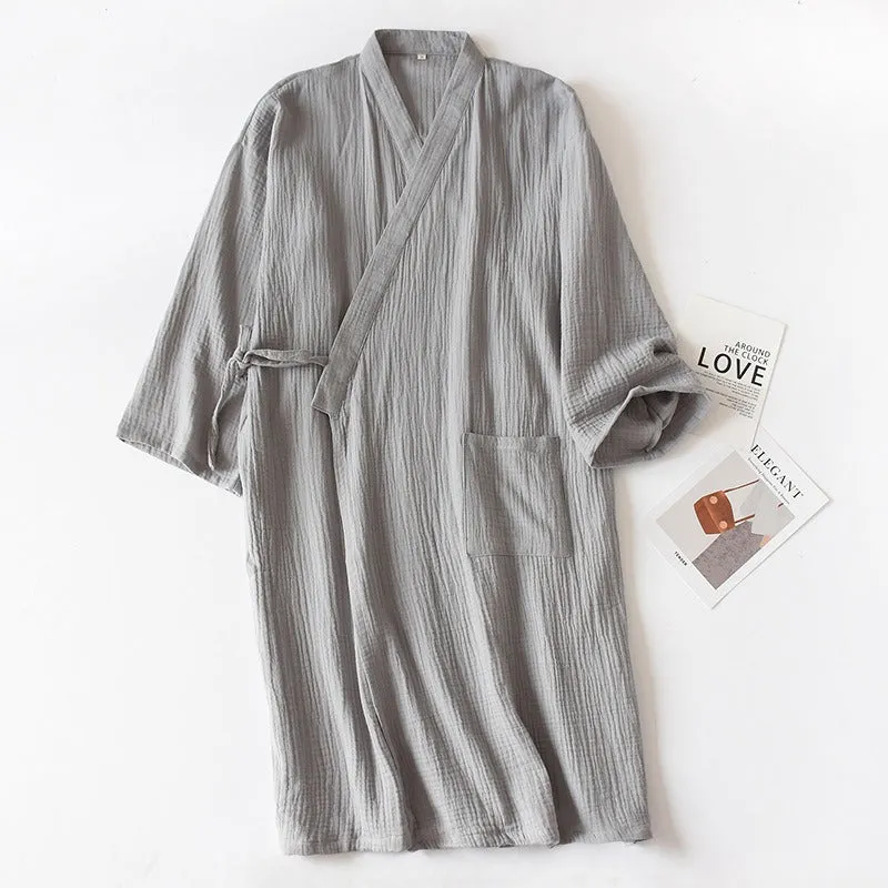 Japanese Unisex Summer thin Nightgown