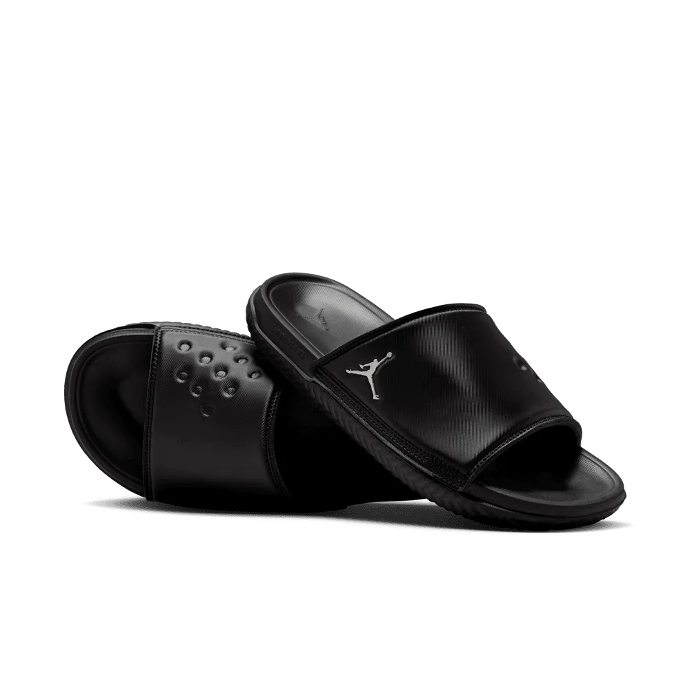Jordan Play Men's Slides 'Black/Silver'
