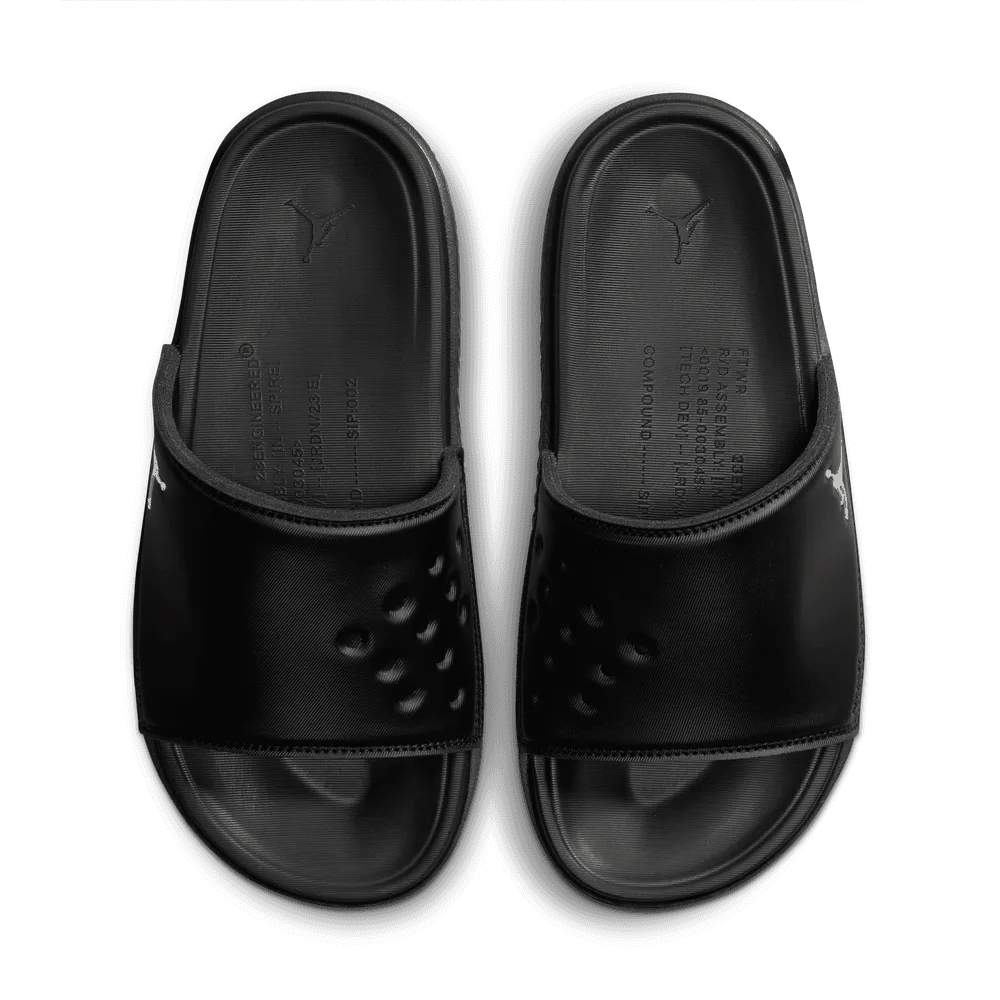 Jordan Play Men's Slides 'Black/Silver'
