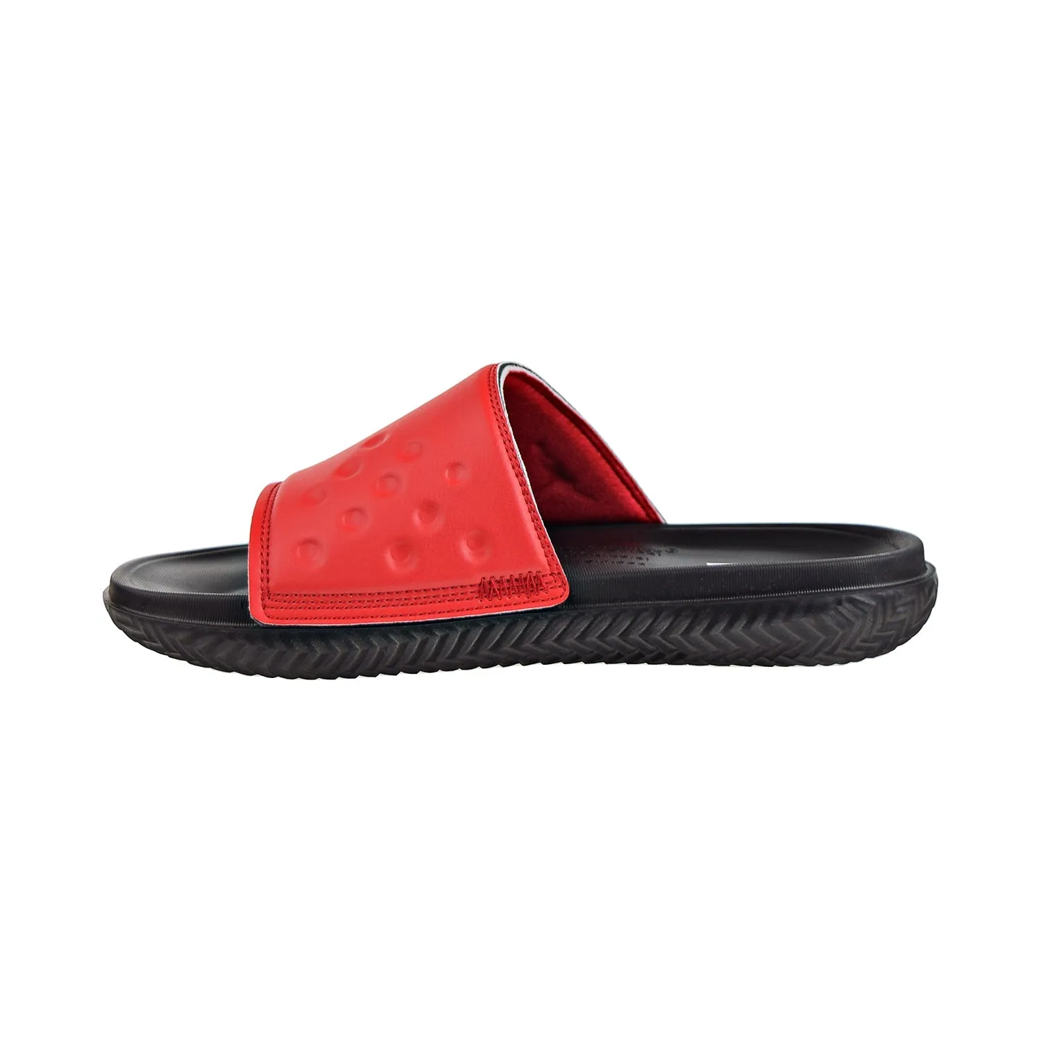 Jordan Play Men's Slides University Red-White