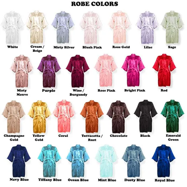 Leilani Template Personalized Robes -Summer Designs - Sizes 3T-6XL - Custom Robes