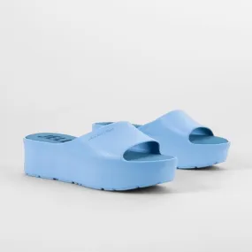 Lemon Jelly Platform Slides in Baby Blue