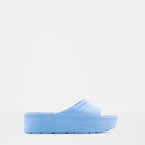 Lemon Jelly Platform Slides in Baby Blue