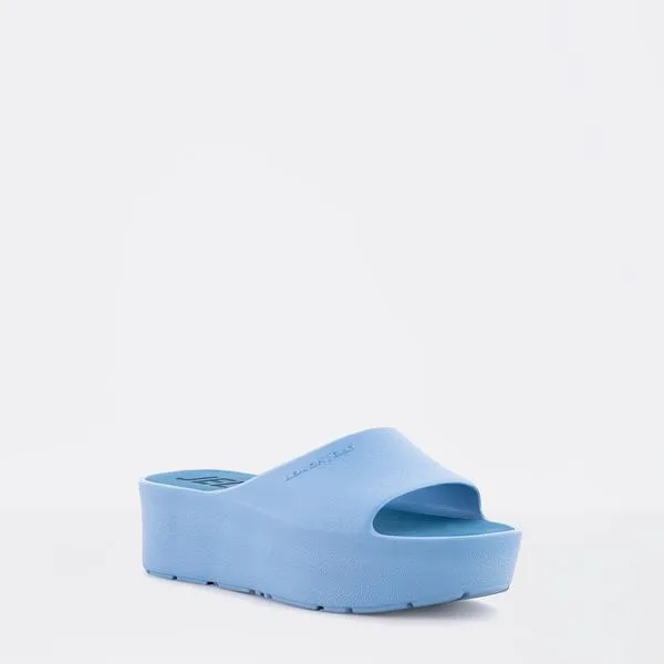 Lemon Jelly Platform Slides in Baby Blue