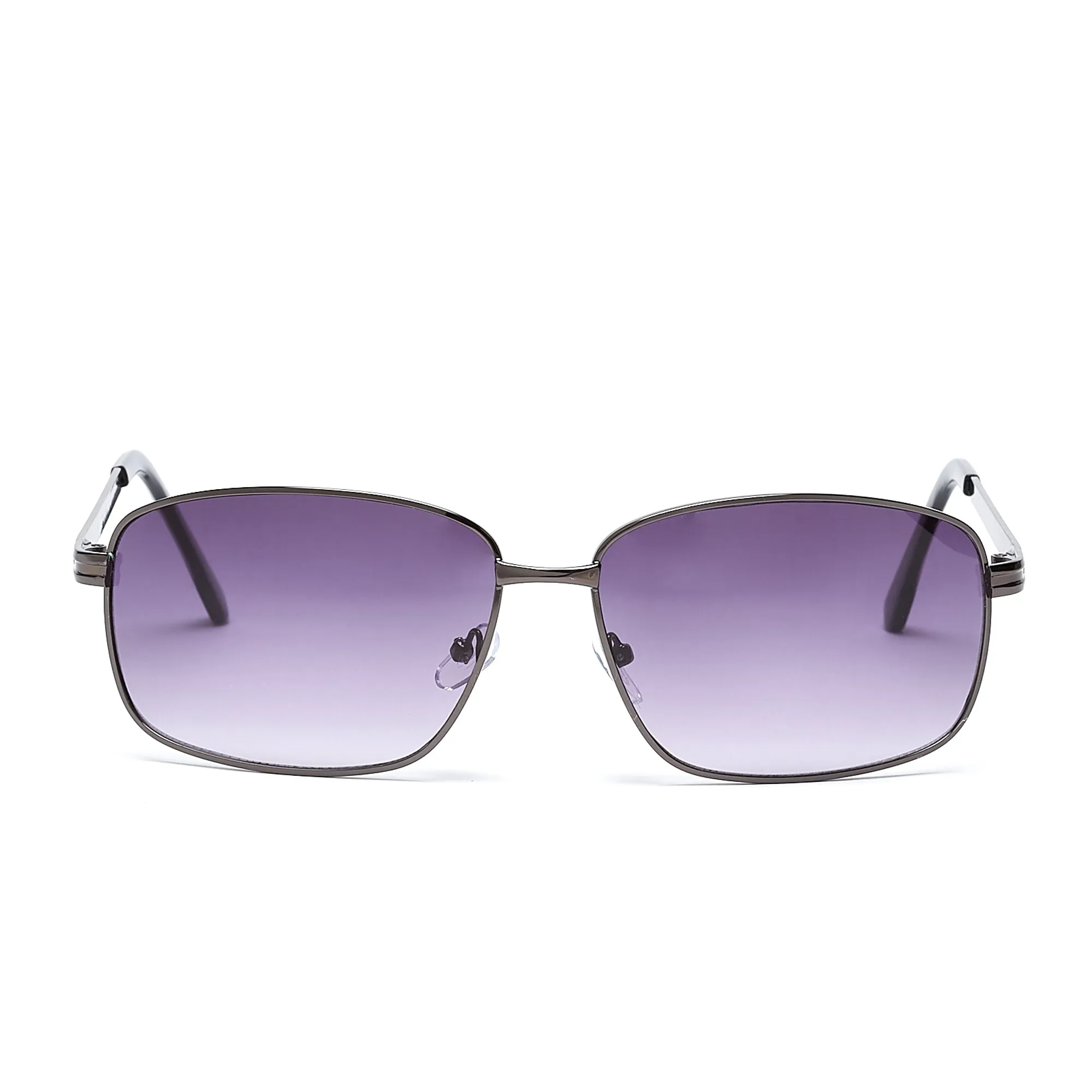 LUKAS (Size 62) UV-Protected Mens Rectangular Sunglasses