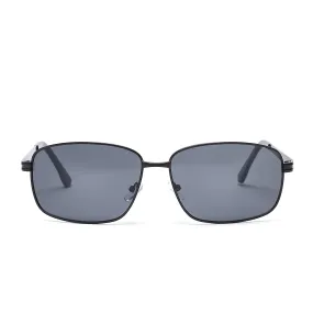 LUKAS (Size 62) UV-Protected Mens Rectangular Sunglasses