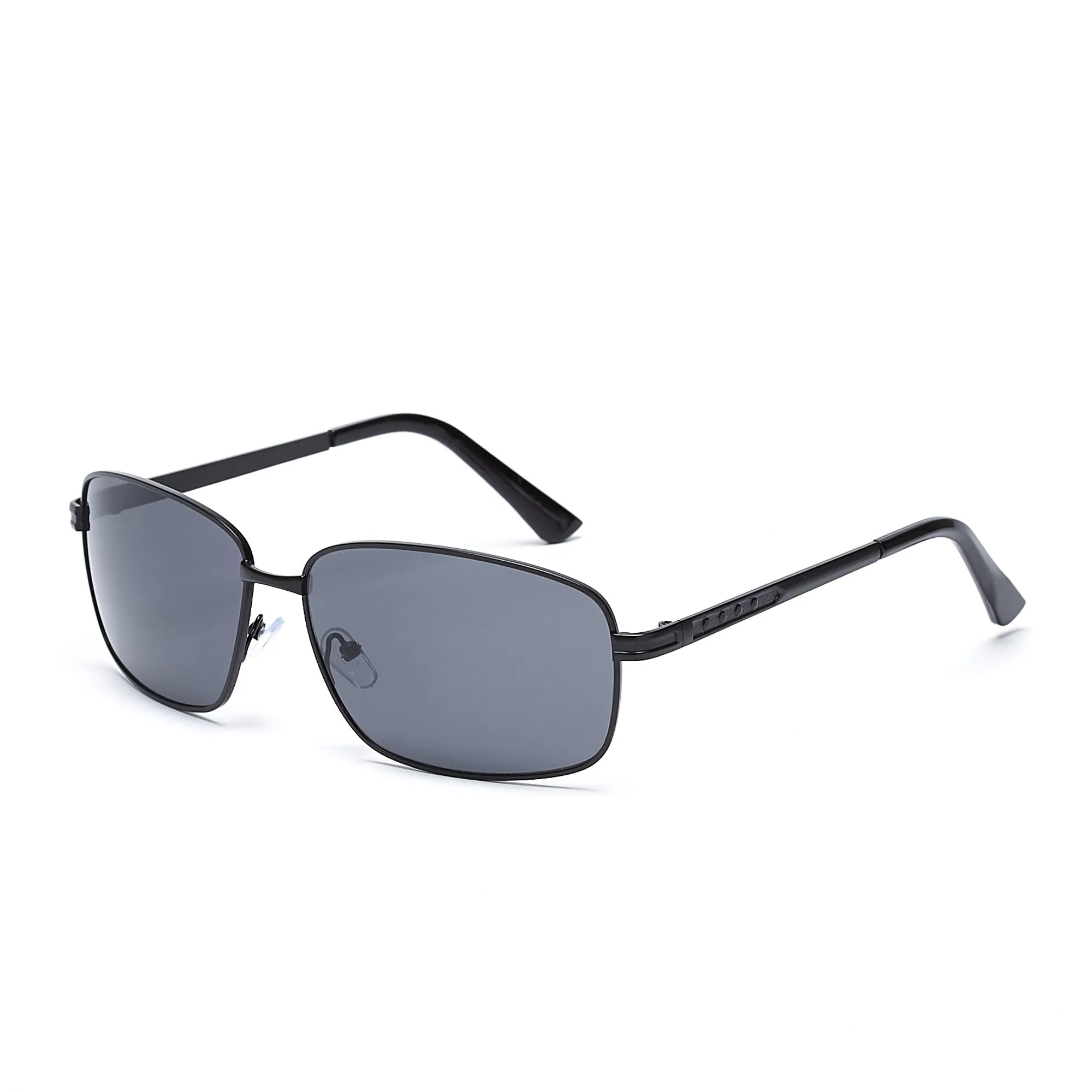 LUKAS (Size 62) UV-Protected Mens Rectangular Sunglasses