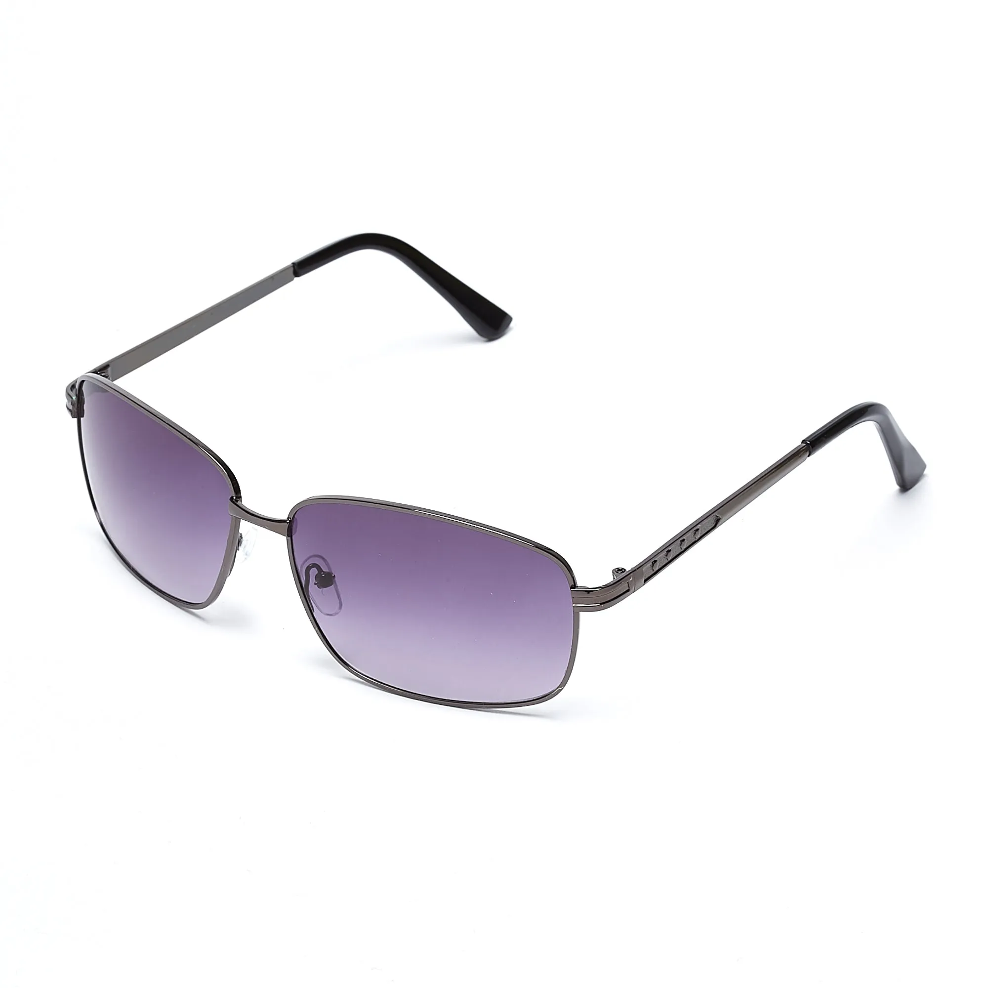 LUKAS (Size 62) UV-Protected Mens Rectangular Sunglasses