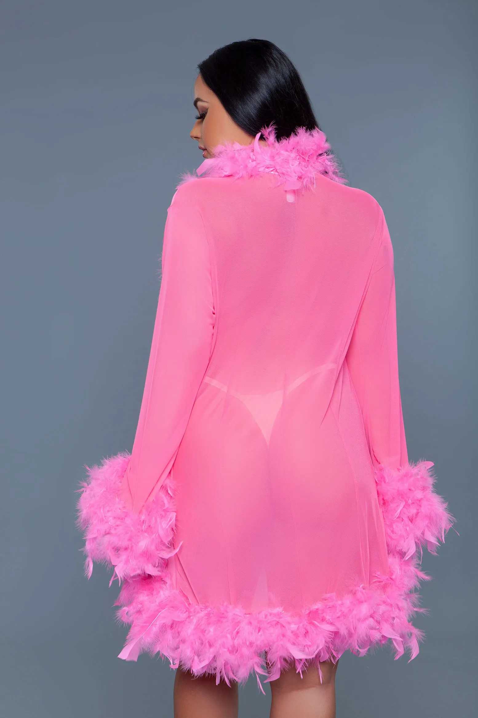 Lux Feather Robe