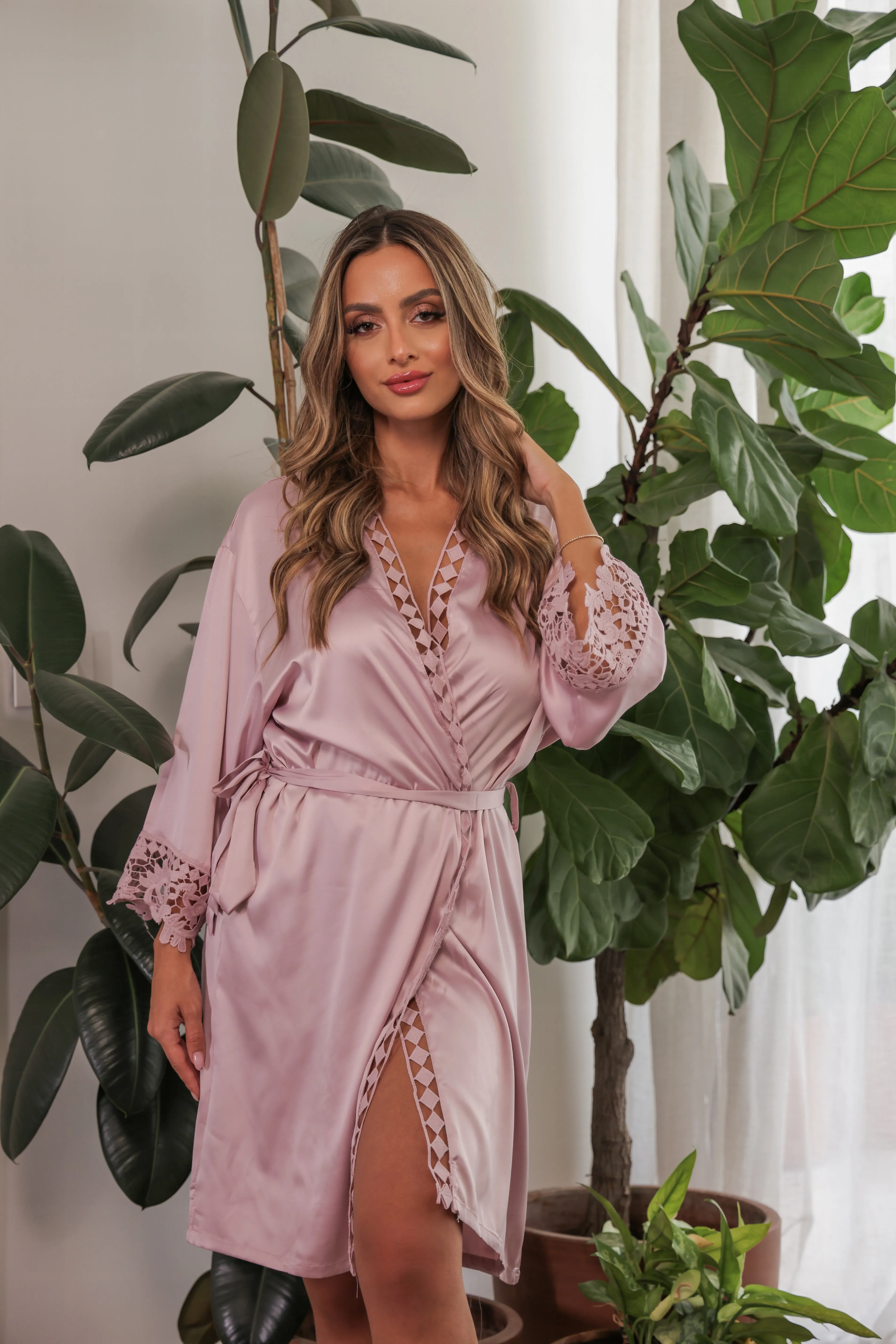 Luxe Lace Robe