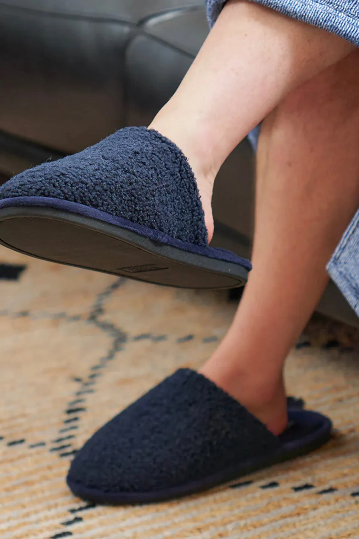 Men's Cosy Slipper Navy
