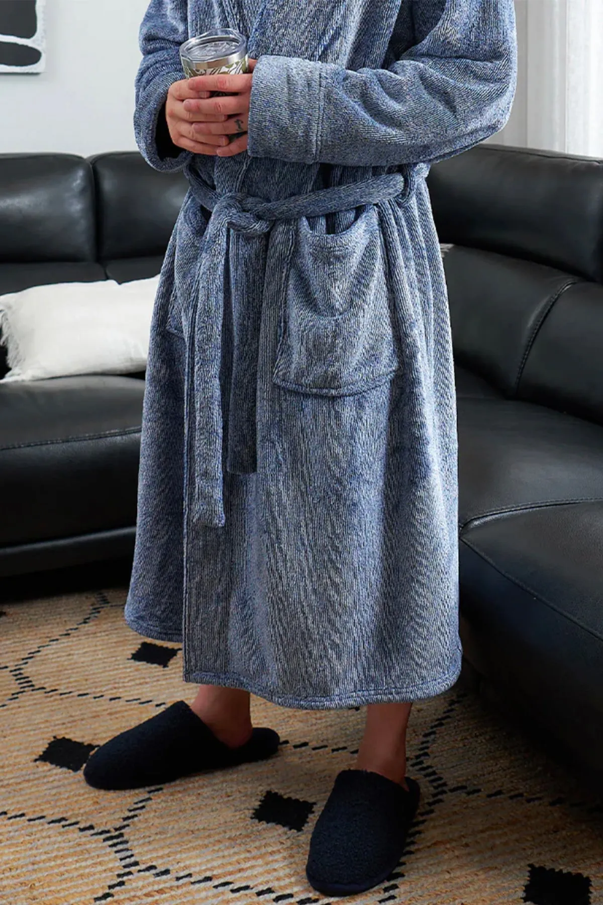 Men's Cosy Slipper Navy