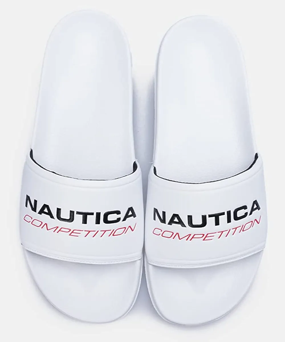 Men's Nautica Competition Grappo Slide (White)