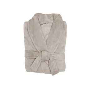 Microplush Bathrobe Stone