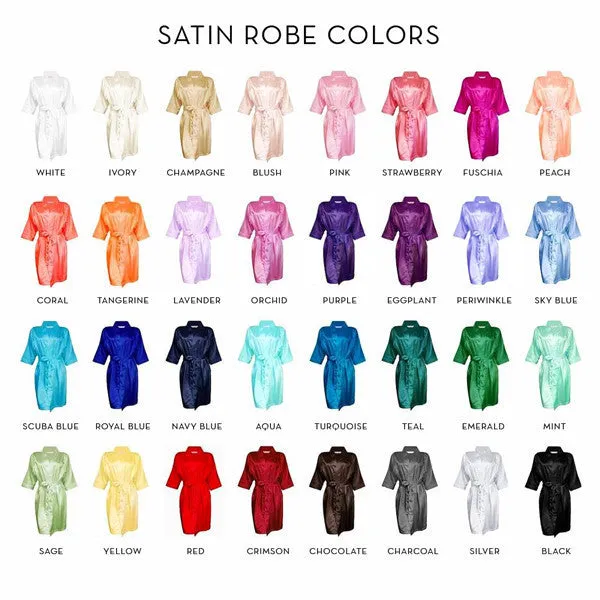 Mother of the Groom Satin Robe