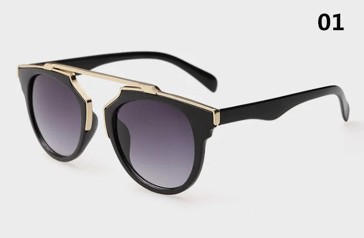 New Luxury Brand Sunglasses Women Vintage Retro Designer Fashion Sun glasses Men Cat Eye SunGlass