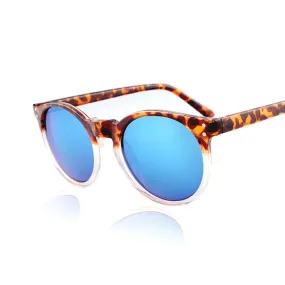 New Sunglasses Women Brand Designer Vintage Round sun glasses round frame glasses