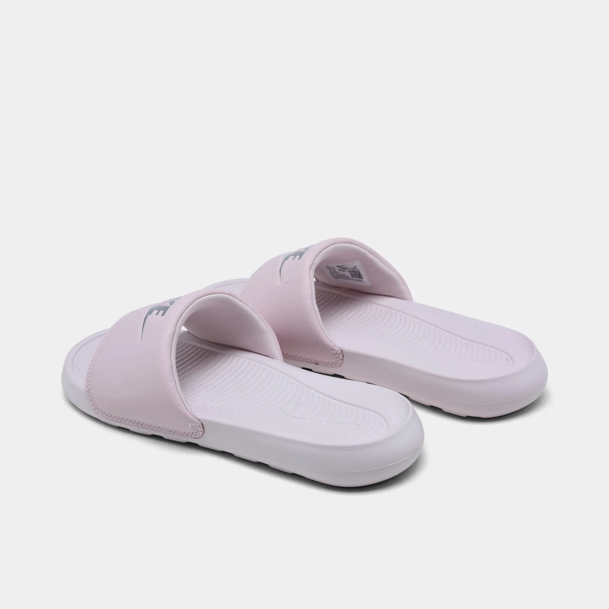 Nike Women's Victori One Slide Sandals Barely Rose / Metallic Silver - Barely Rose