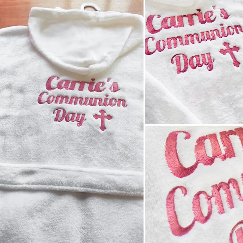 Personalised Communion Bath Robe