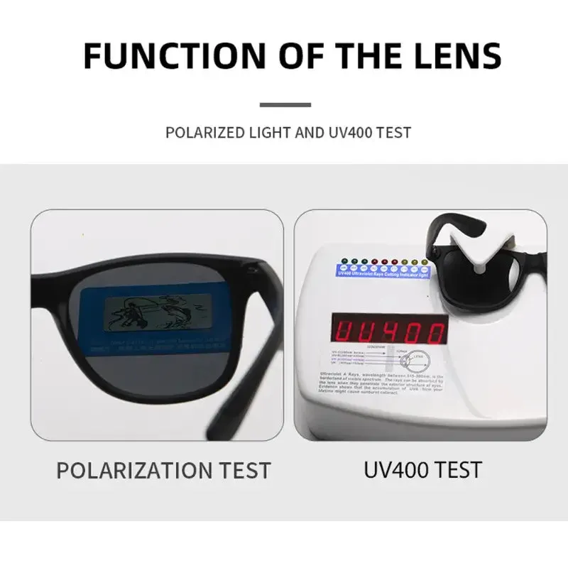 Polarized Sports Sunglasses with Rope UV400  Outdoor Fishing Glasses