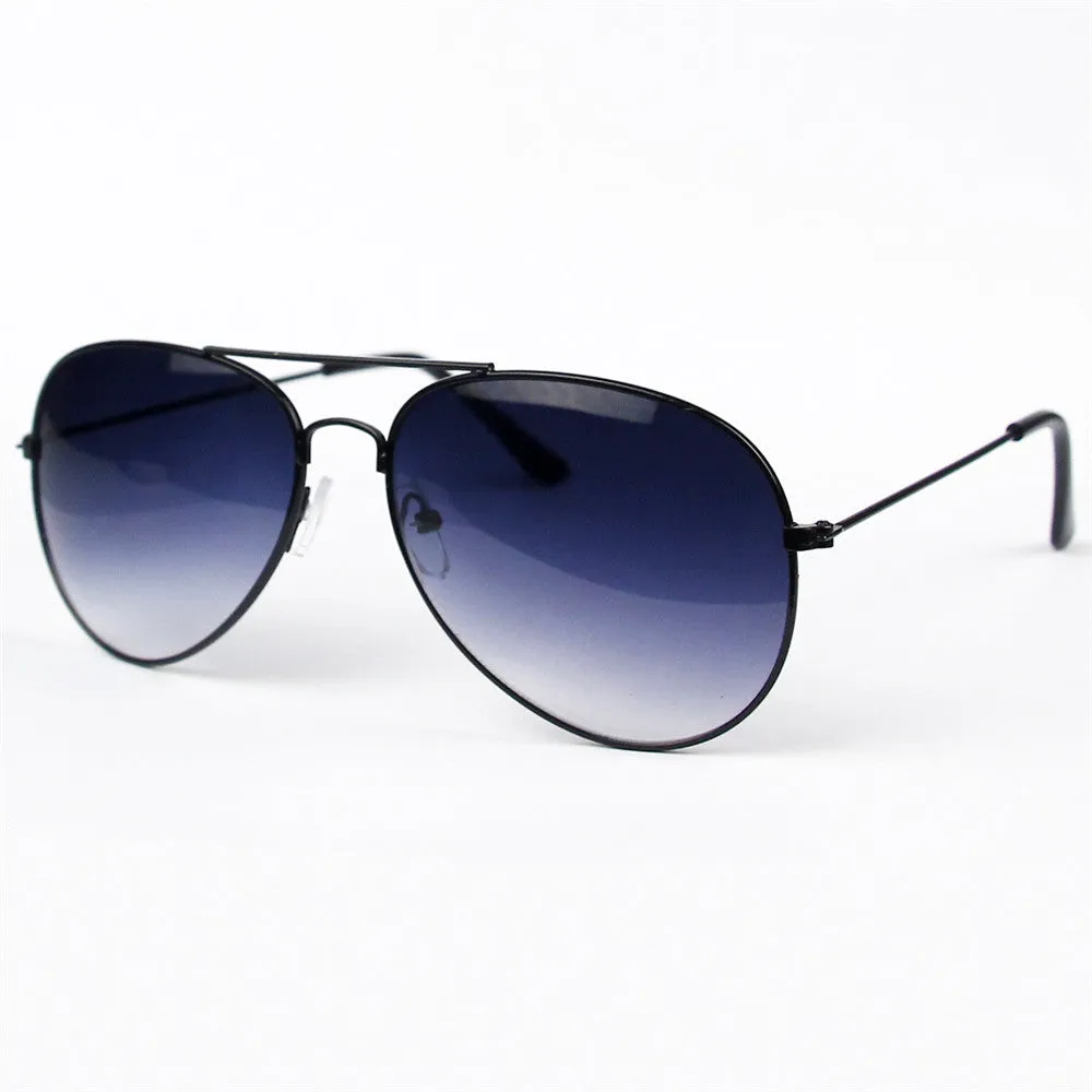 Polarized Sunglasses Aviator Summer Accessories UV400 Protection Glasses Oculos De Sol Gold Frame Gradient Tea Color Lens