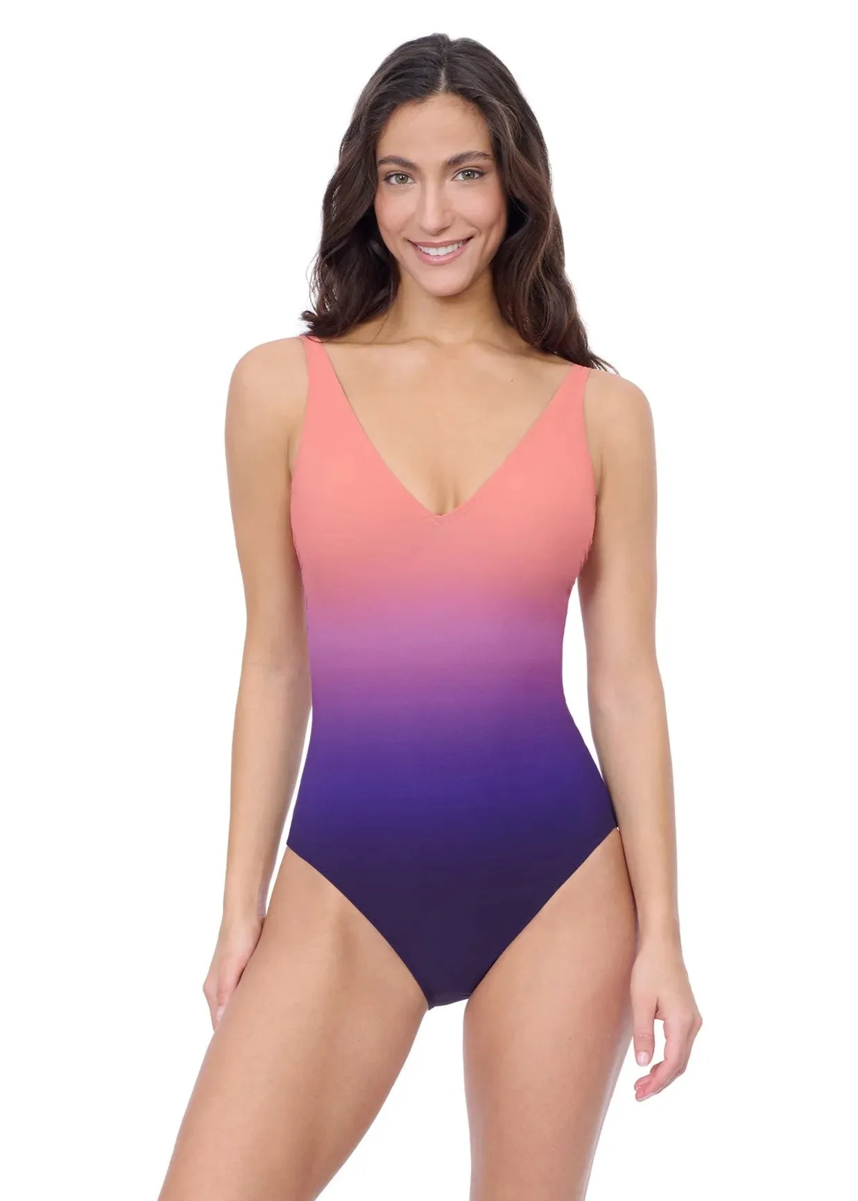 Profile by Gottex Ombre V-Neck Fullpiece