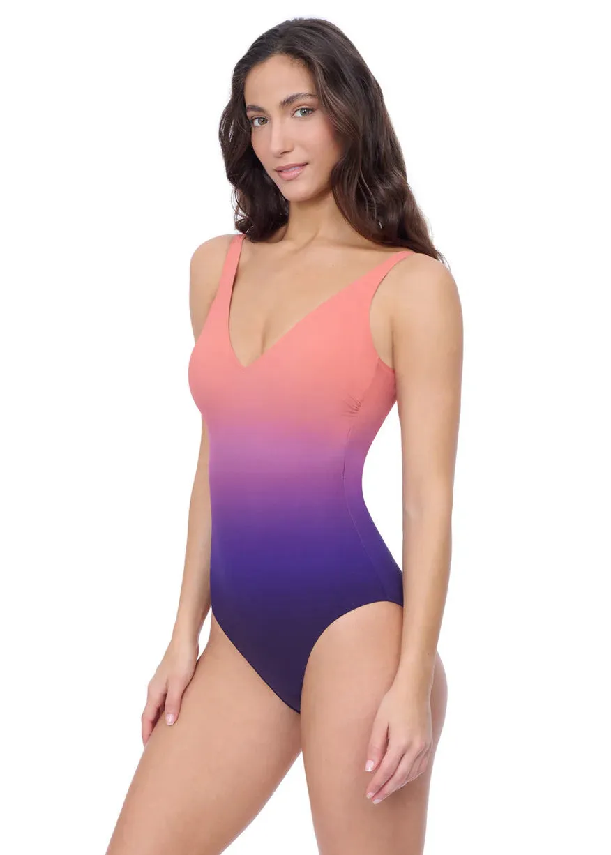Profile by Gottex Ombre V-Neck Fullpiece