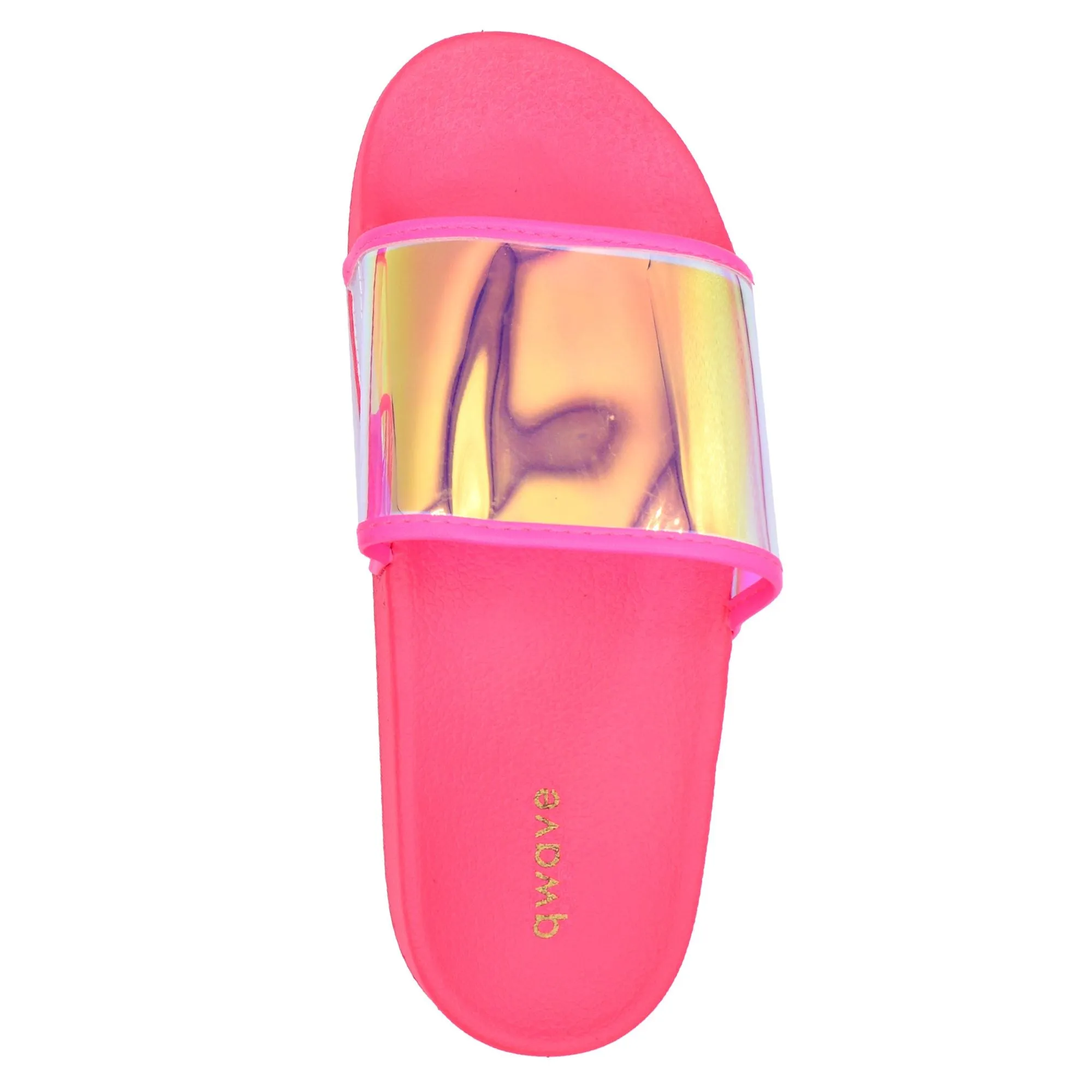 Qwave Ladies' Iridescent Slides