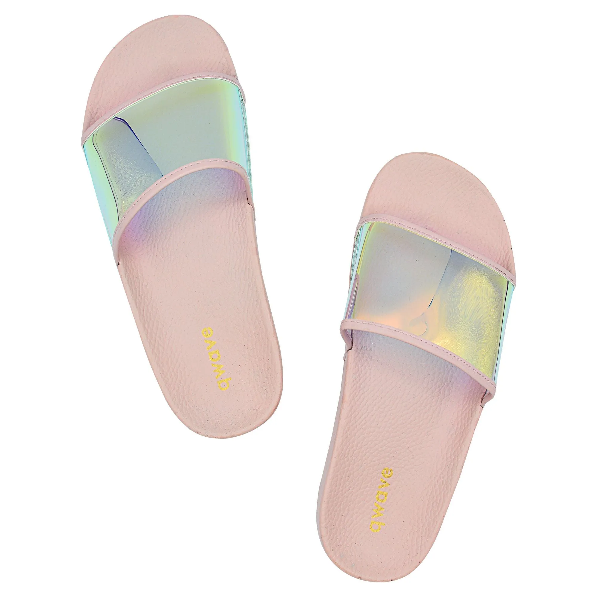 Qwave Ladies' Iridescent Slides