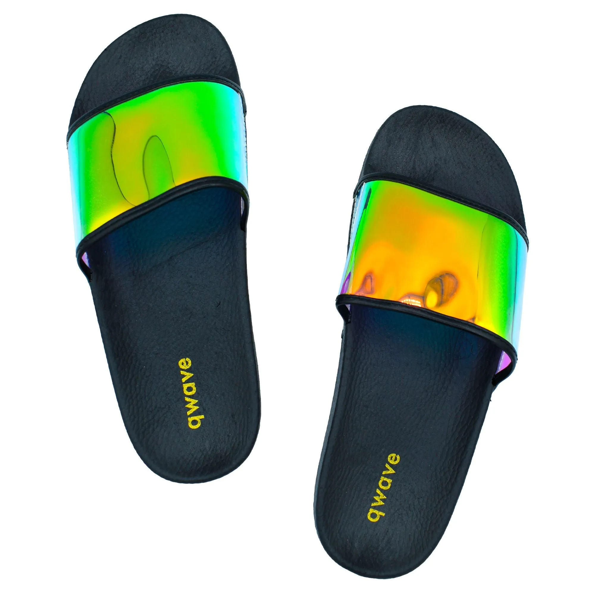 Qwave Ladies' Iridescent Slides