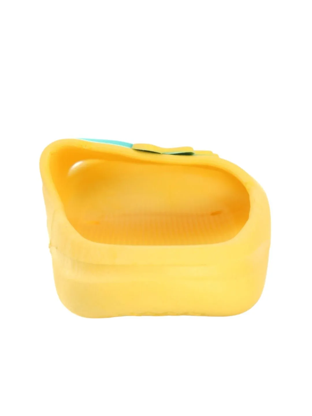 Roaring Fun Dino Applique Slides - Sunny Yellow