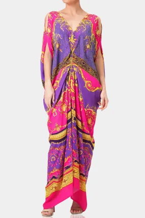 Ruched Drape Gown