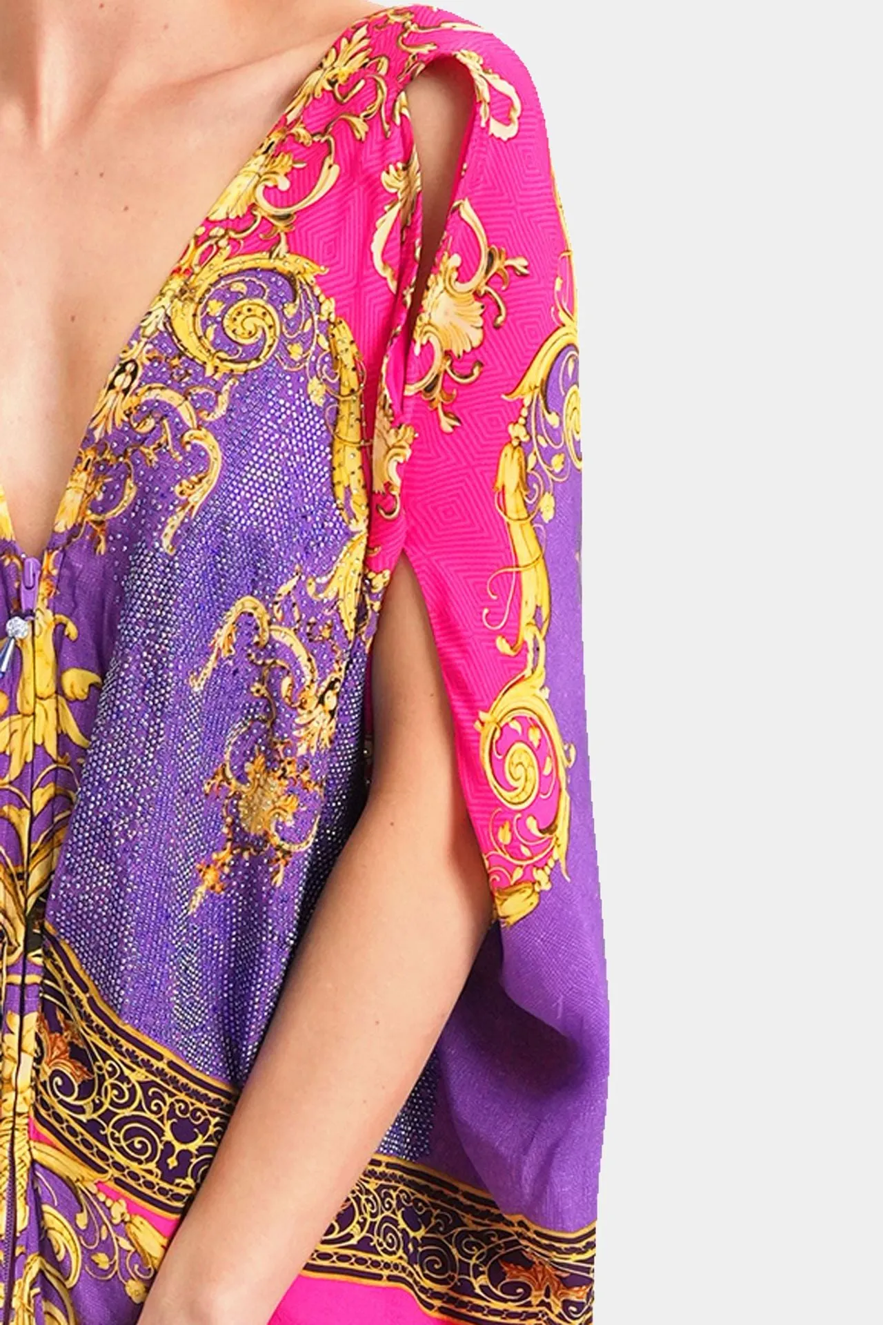 Ruched Drape Gown