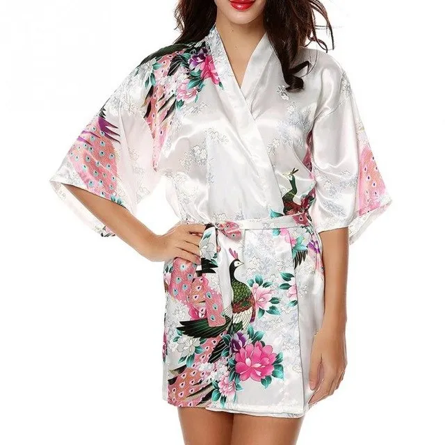 Satin Robes Kimono for Brides