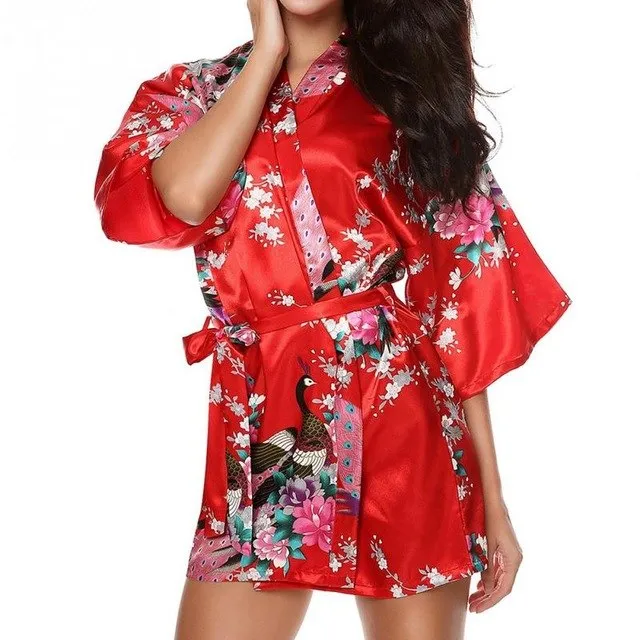 Satin Robes Kimono for Brides
