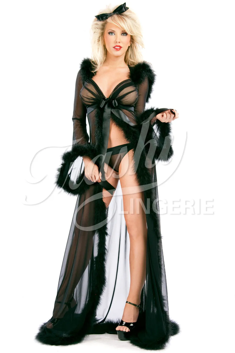 Sex Kitten Long Hoodie Robe