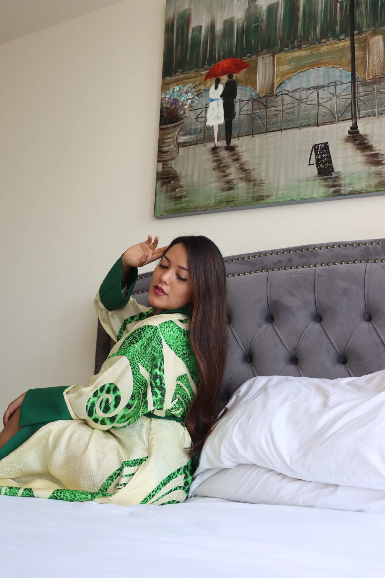 Silk Maddie Kimono Robe