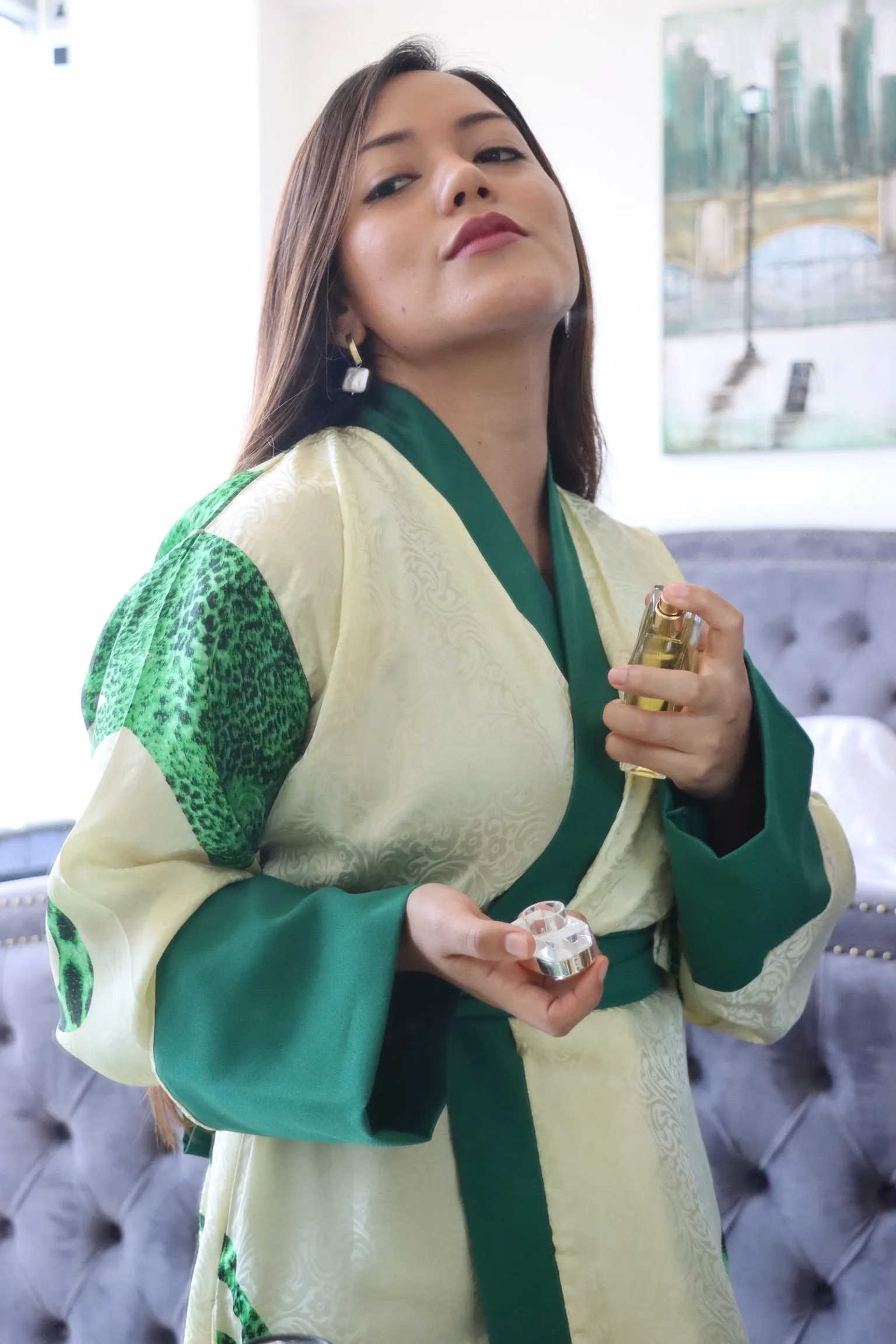 Silk Maddie Kimono Robe